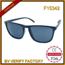 F15342 Brand design miroir lentille lunettes de soleil avec Logo personnalisé